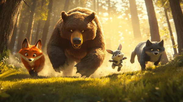 Цікаві казки. Лісові перегони