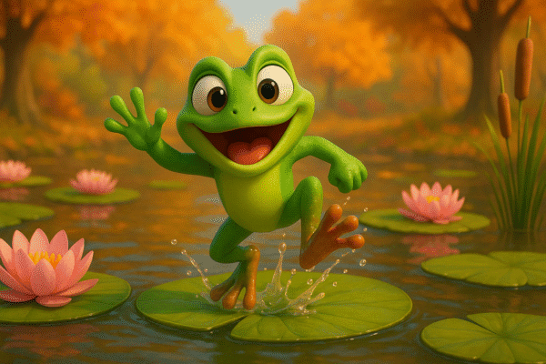 Весела пісенька про жабеня